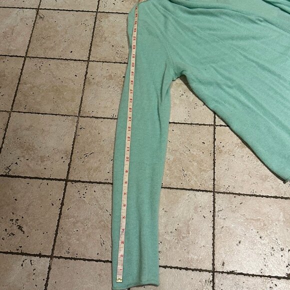 Calypso St. Barth Women’s 100% Cashmere Cardigan - Mint Green, Size L - Picture 8 of 10